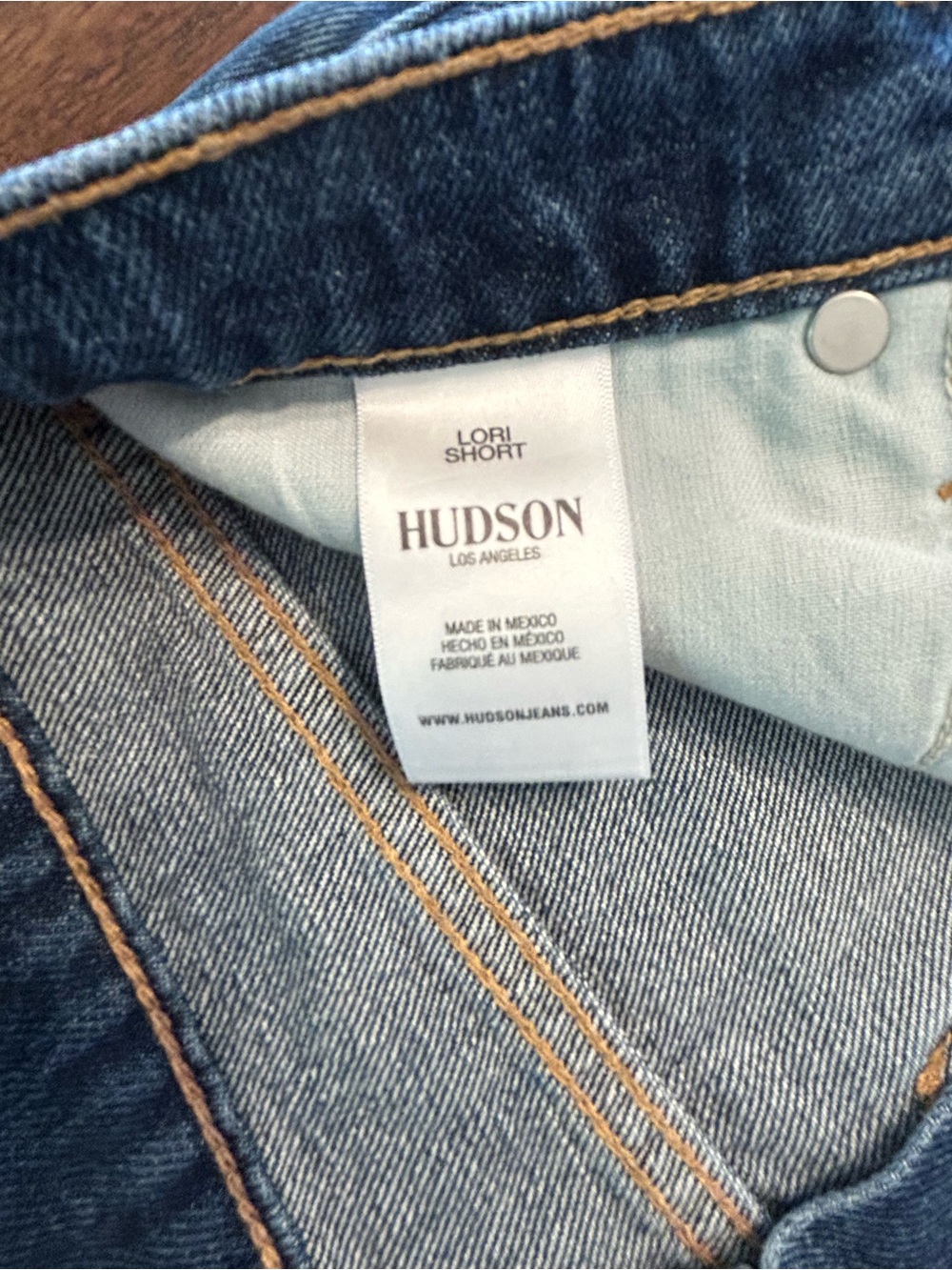 Hudson Lori Short size 28 Distressed Blue Denim Cutoff Shorts - Picture 4 of 7